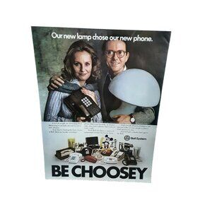 1978 Bell Telephone System Be Choosey Original Vintage print ad 70s